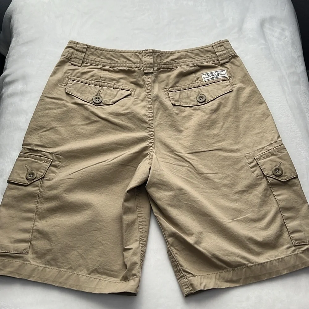 Polo Ralph Lauren Boys Khaki Cargo Shorts Size 14 - Picture 3 of 5